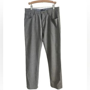 GTA Luxury Slim Fit Wool Trousers Gray Italian Designer Size 46 Made in Romania